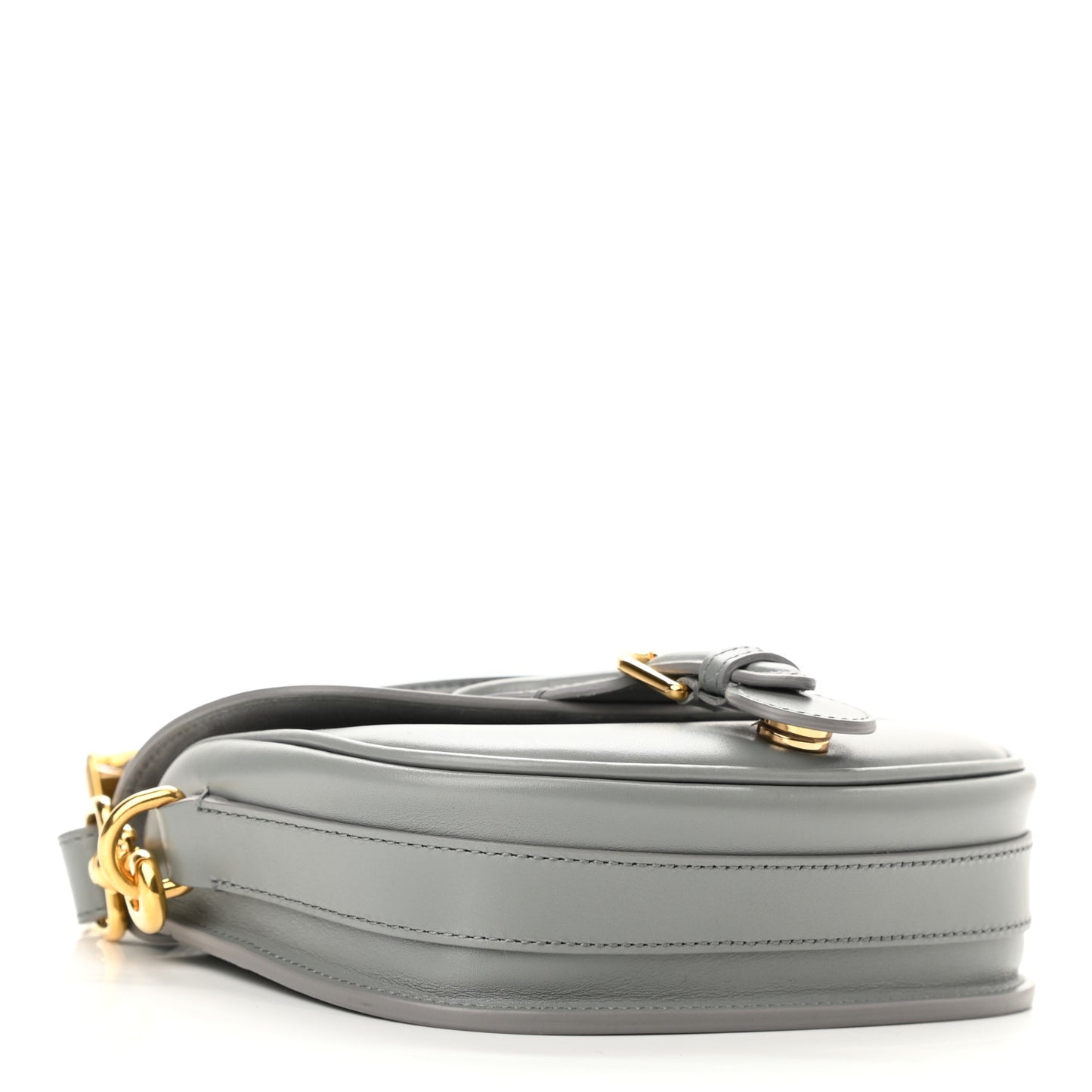 Box Calfskin Small Bobby Bag Gray