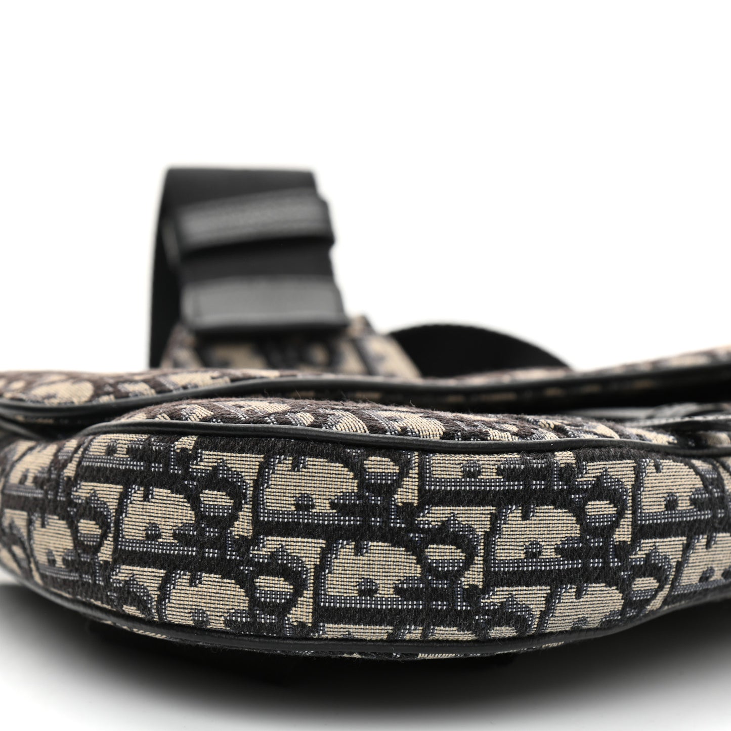 Oblique Mens Saddle Bag Blue