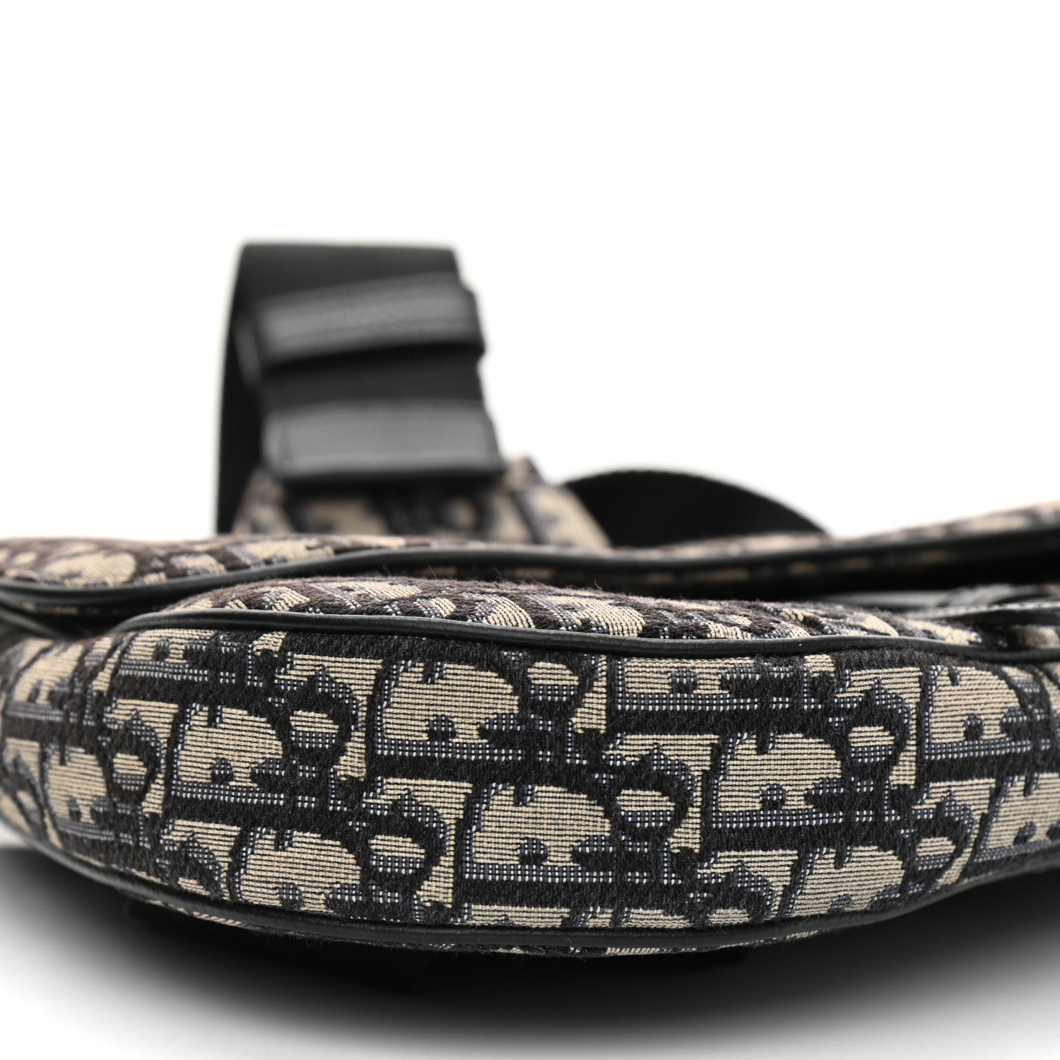 Christian Dior Oblique Mens Saddle Bag Blue 7 of 10