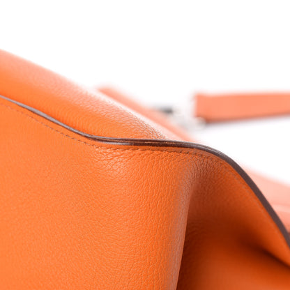 Hermes Taurillon Clemence Jypsiere 34 Orange 8 of 19
