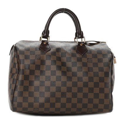 Louis Vuitton Damier Ebene Speedy 30 1 of 10