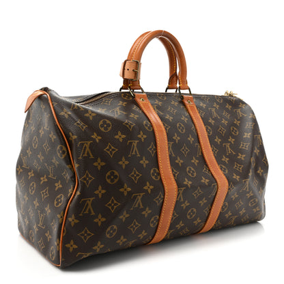Louis Vuitton Monogram Keepall 45 3 of 17