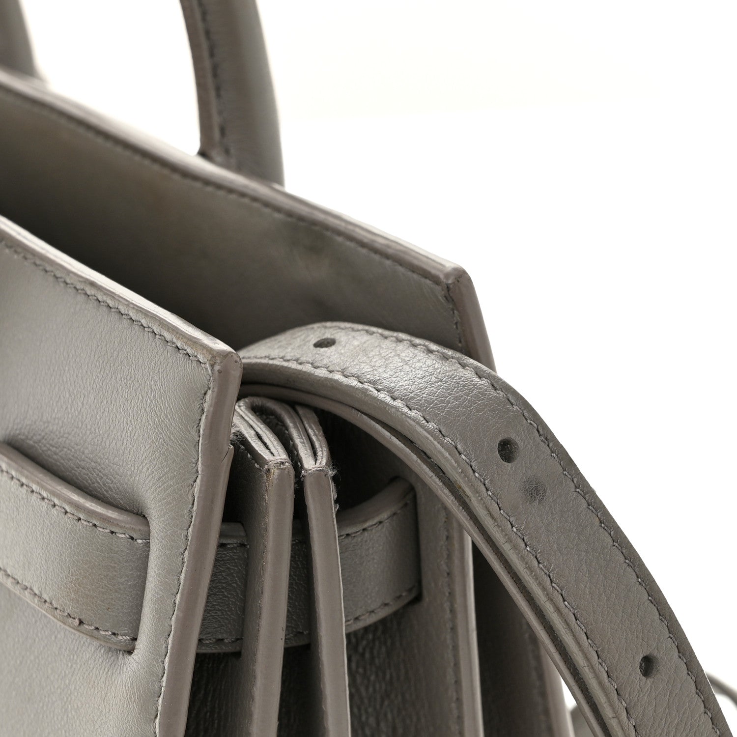 Saint Laurent Calfskin Nano Sac De Jour Fog 13 of 13