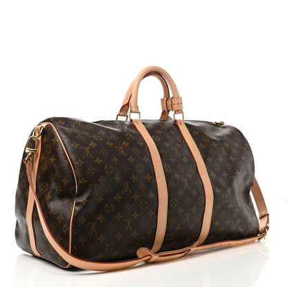 Louis Vuitton Monogram Keepall Bandouliere 55 3 of 12