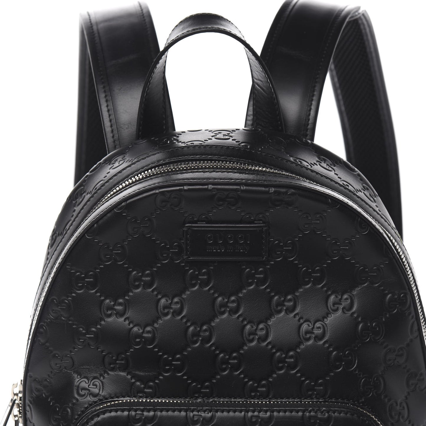 Guccissima Signature Small Day Backpack Black