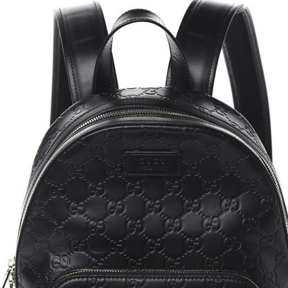 Gucci Guccissima Signature Small Day Backpack Black 11 of 11