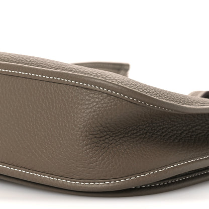 Hermes Taurillon Clemence Evelyne III PM Etoupe 10 of 10