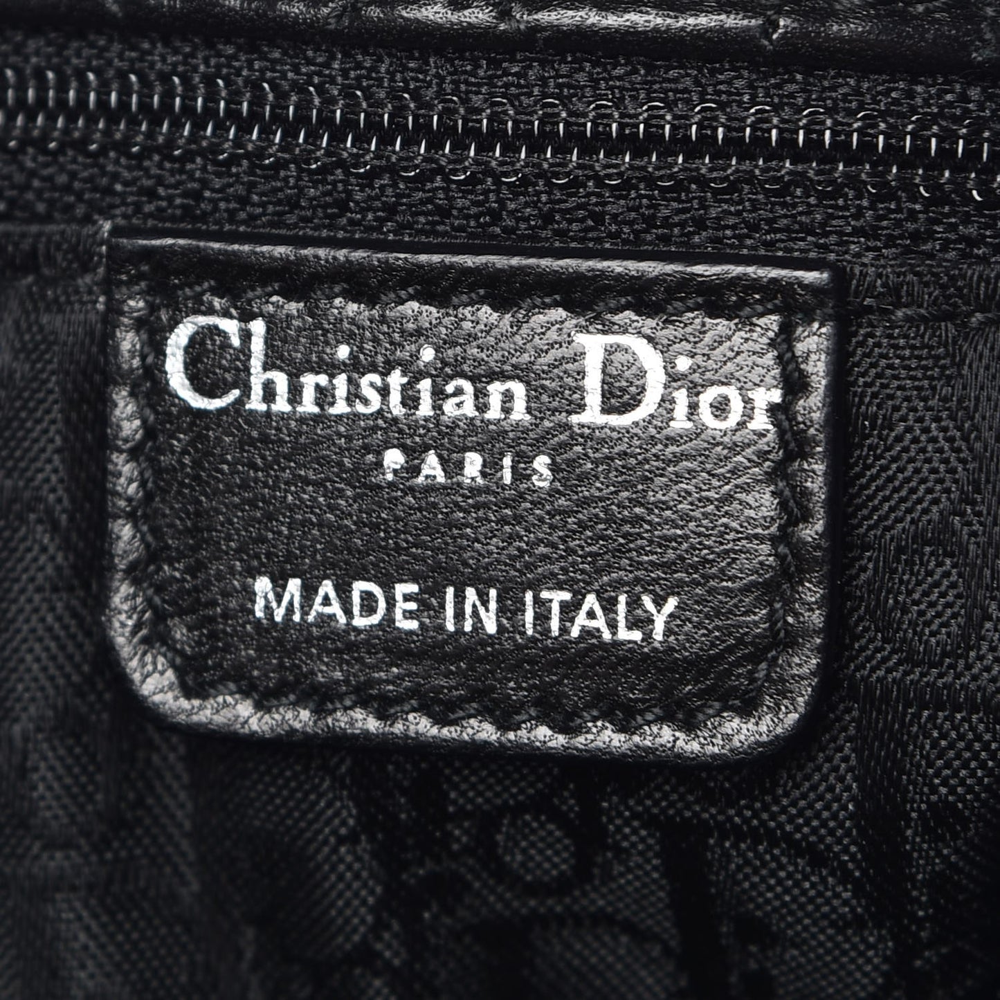 Lambskin Cannage Large Dior Soft Shopping Tote Black