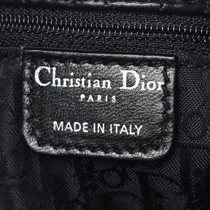 Christian Dior Lambskin Cannage Large Dior Soft Shopping Tote Black 6 of 10