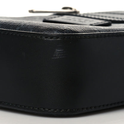 Gucci GG Supreme Monogram Appia Calfskin Web Small Camera Messenger Bag Black Grey 10 of 10