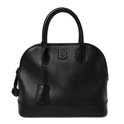 Balenciaga Calfskin LED Logo Projector Top Handle Bag Black 1 of 14