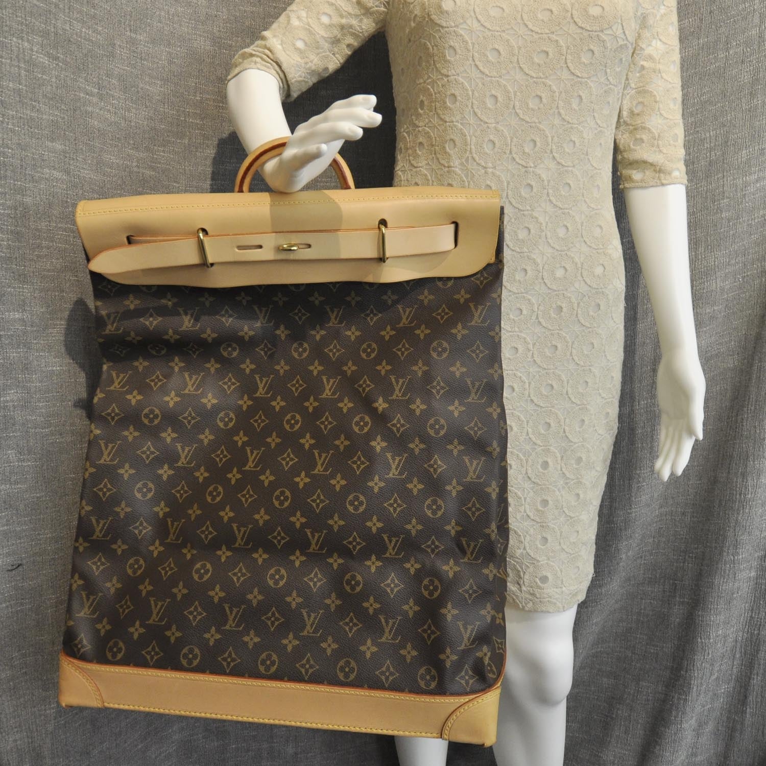 Louis Vuitton Monogram Steamer Bag 45 8 of 8