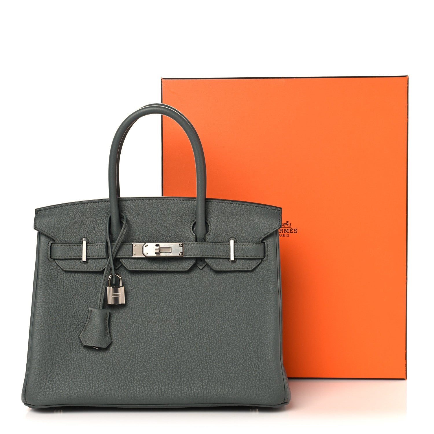 Hermes Togo Birkin 30 Vert Amande 13 of 13