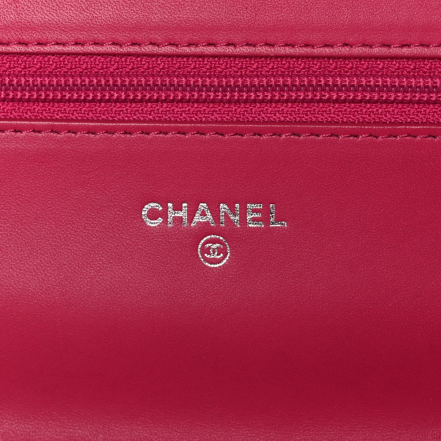 Chanel Velvet Quilted Boy Wallet On Chain WOC Fuchsia 11 of 14