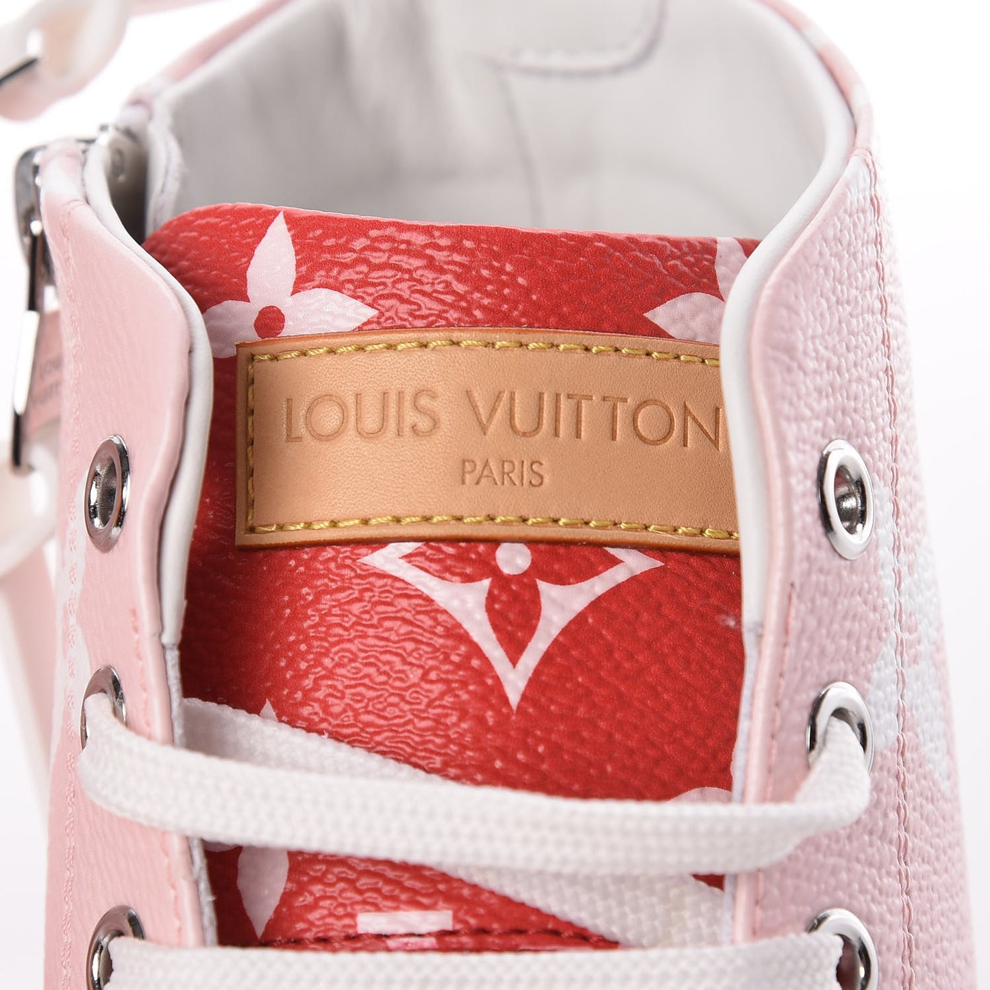 Monogram Giant Stellar Sneaker Boots 37.5 Rose Rouge