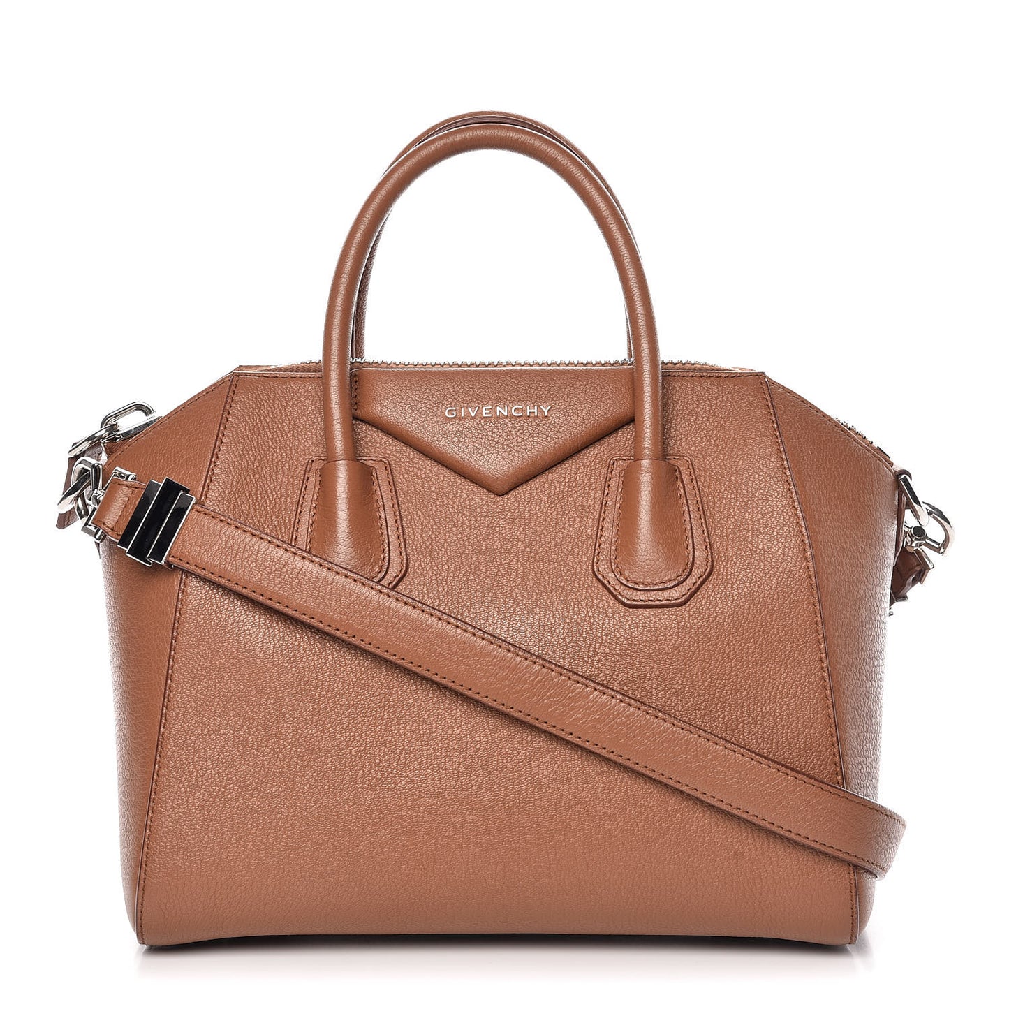 Sugar Goatskin Small Antigona Caramel