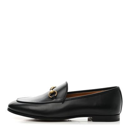Gucci Calfskin Womens Jordaan Loafers 36.5 Black 1 of 8