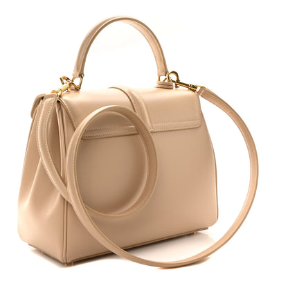 Celine Satinated Calfskin Small 16 Top Handle Bag Nude 3 of 10