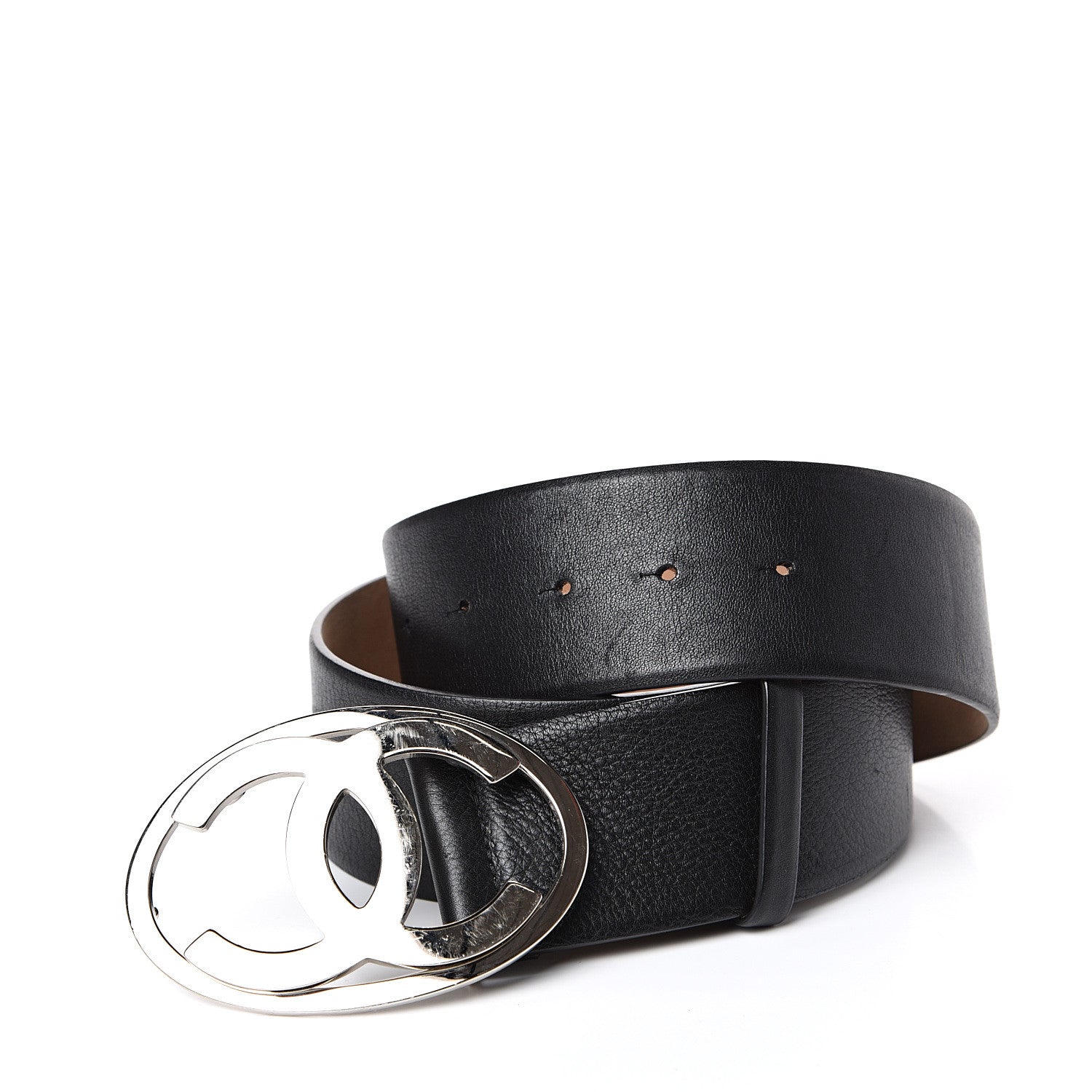 Chanel Calfskin CC Belt 85 34 Black 5 of 5