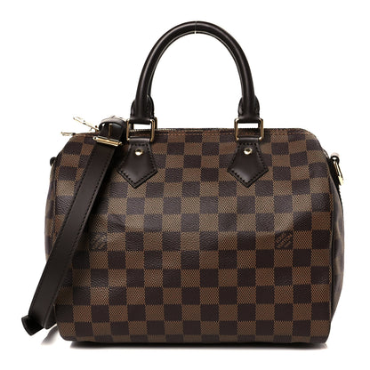 Louis Vuitton Damier Ebene Speedy Bandouliere 25 1 of 12