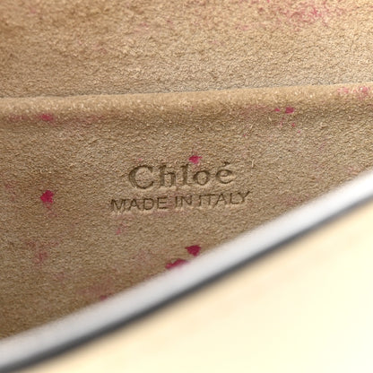 Chloe Calfskin Suede Small Nile Bracelet Bag Off White 6 of 15