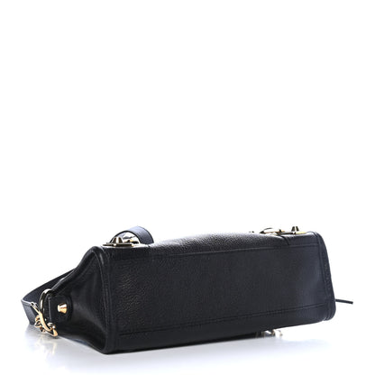 Balenciaga Chevre Gold Metallic Edge Hardware Mini City Black 3 of 4
