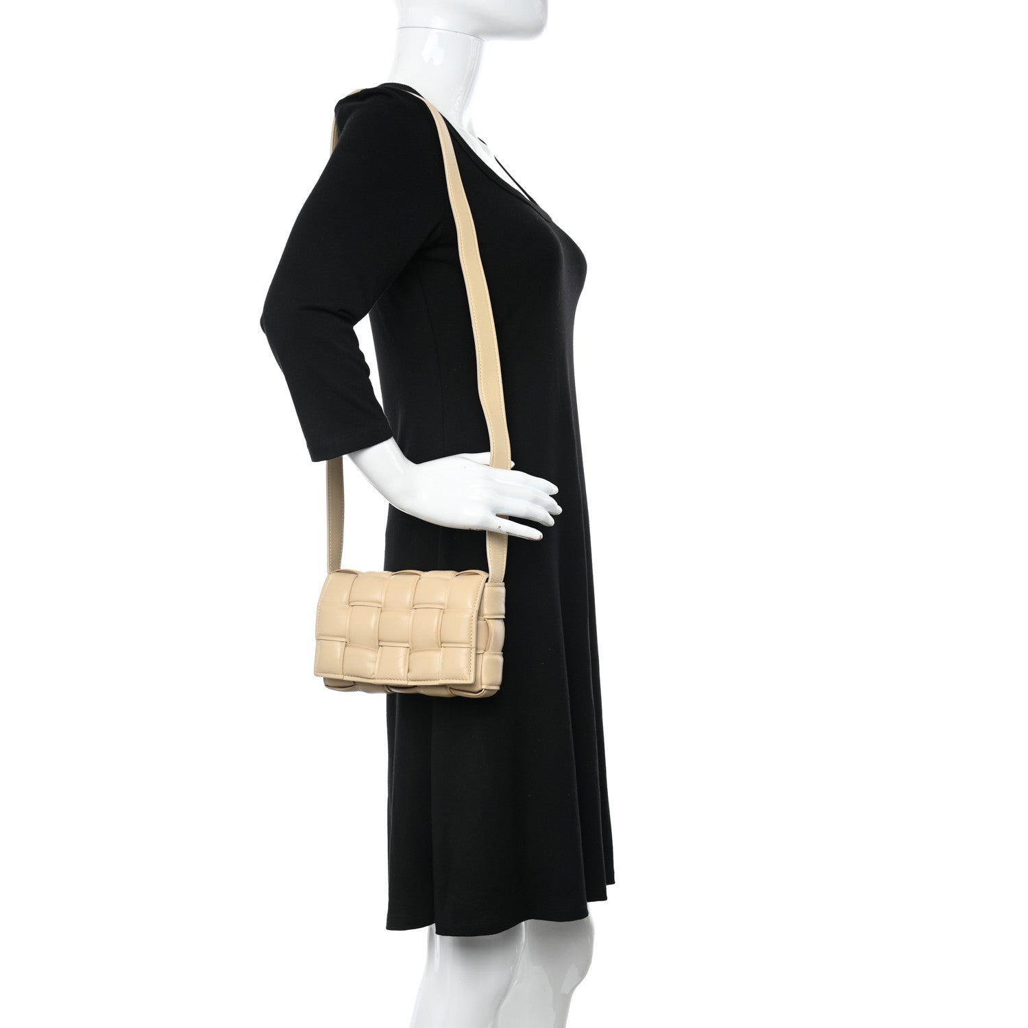 Bottega Veneta Nappa Maxi Intreccio Small Padded Cassette Crossbody Bag Porridge 2 of 10