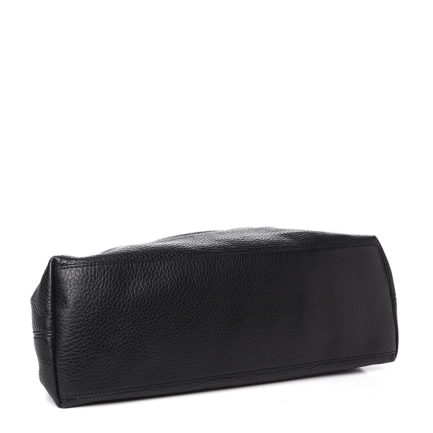 Gucci Pebbled Calfskin Medium Soho Chain Shoulder Bag Black 3 of 11