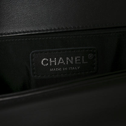 Chanel Calfskin Quilted Medium Boy Flap Black 6 of 11
