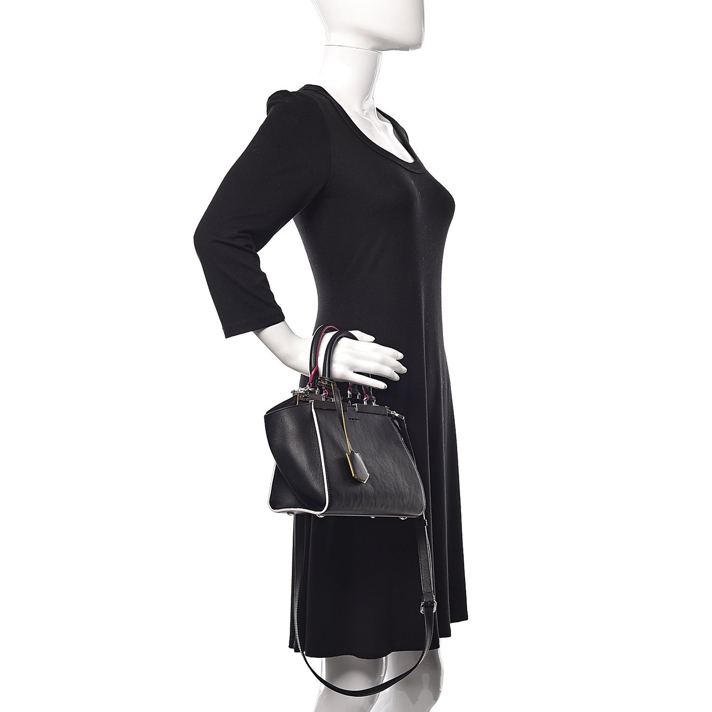 Vitello Dolce Mini 3Jours Tote Black