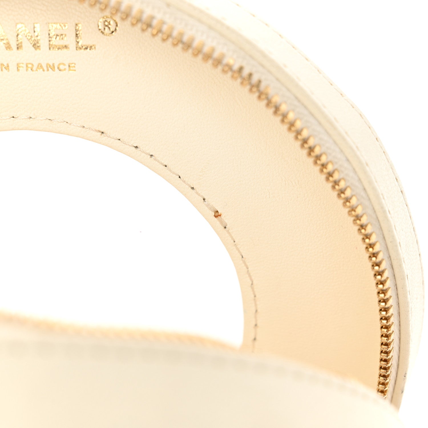 Chanel Lambskin Coco Lifesaver Round Bag Red White 15 of 17