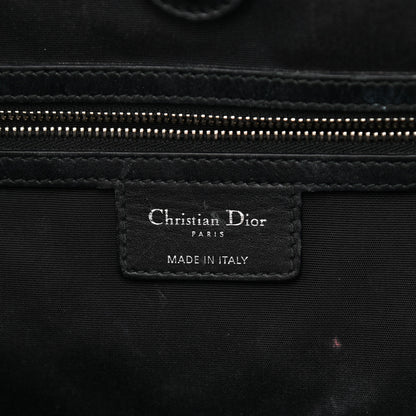 Christian Dior Coated Canvas Cannage Small Panarea Tote Black 6 of 15
