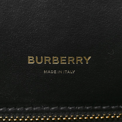 Burberry Wool Tartan Two Handle Title Bag Dark Green 6 of 9
