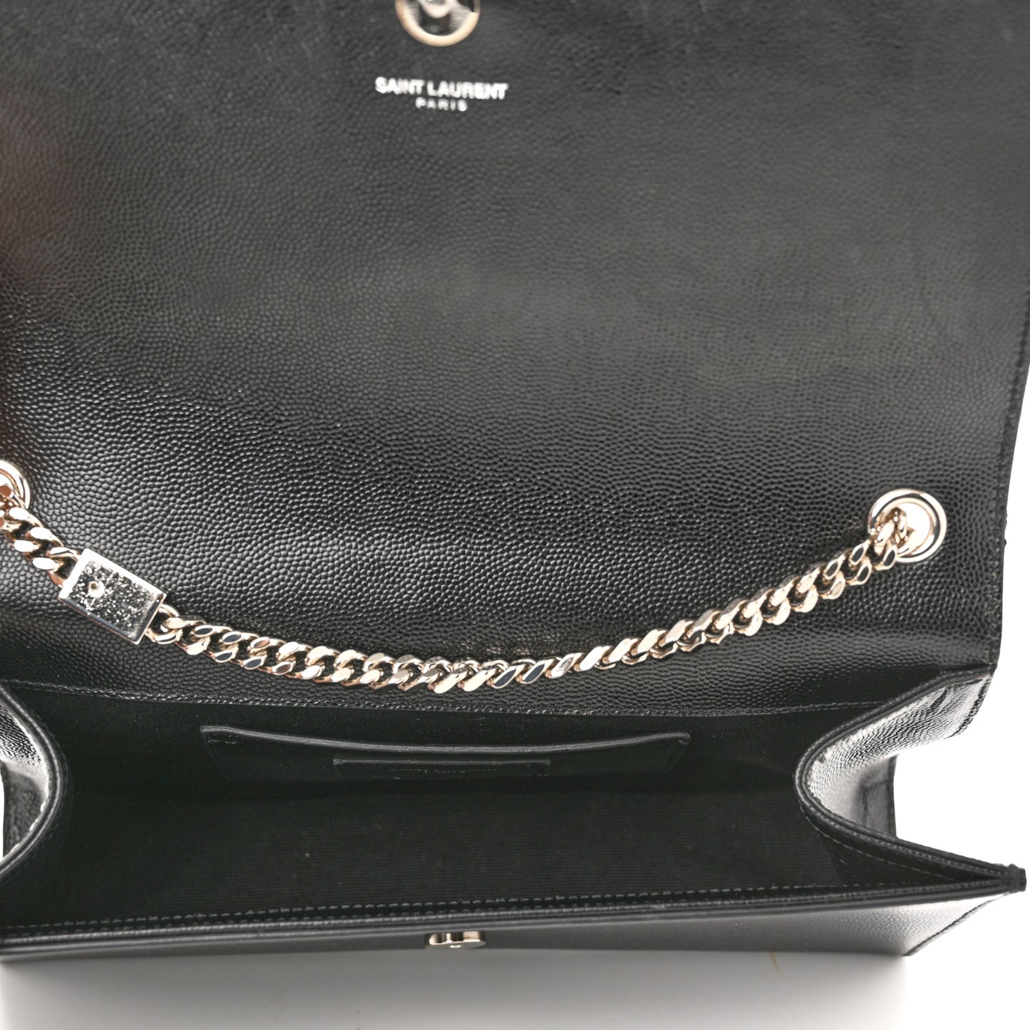 Grain De Poudre Studded Medium Monogram Kate Satchel Black