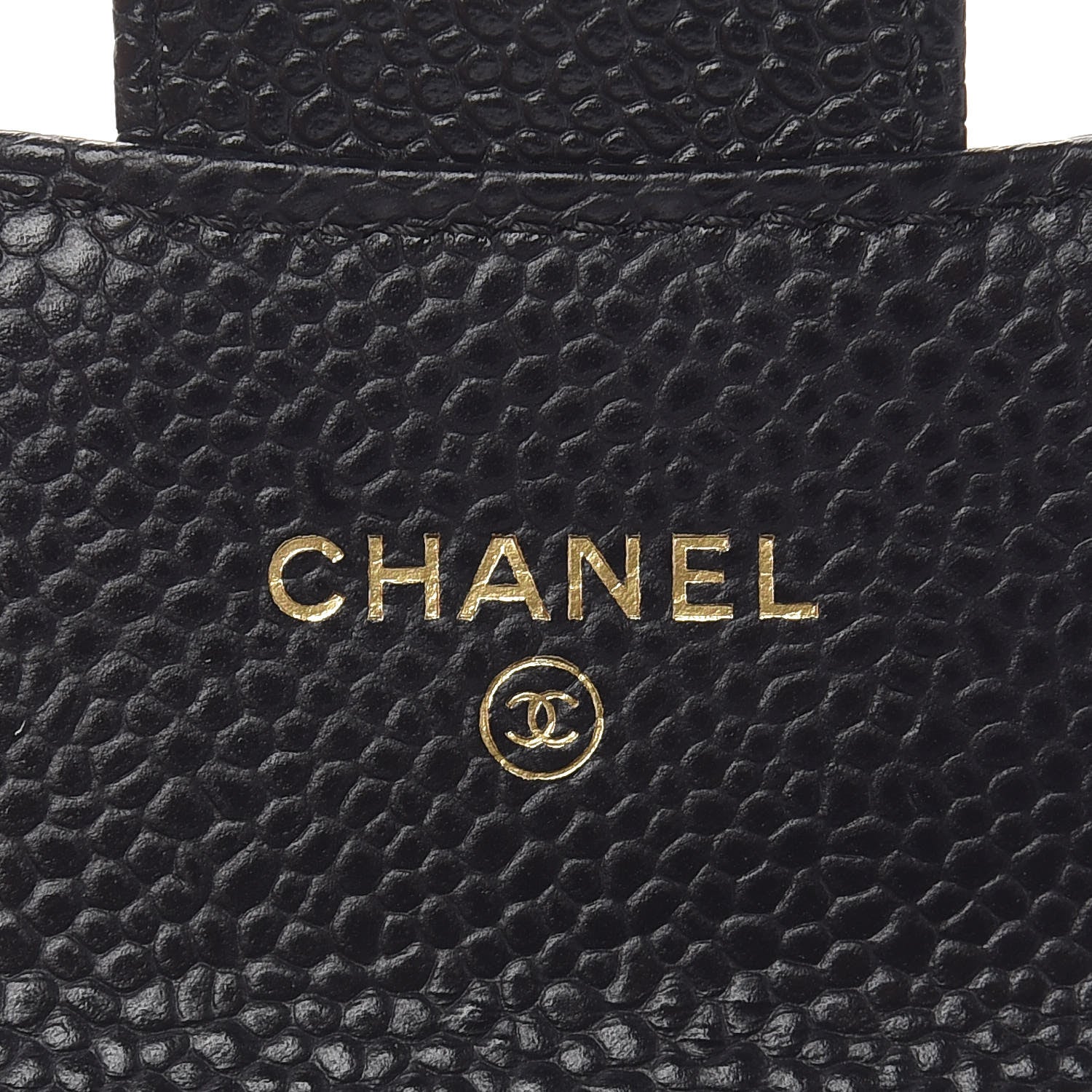 Chanel Caviar Quilted Flap Card Holder Wallet Black 5 of 9