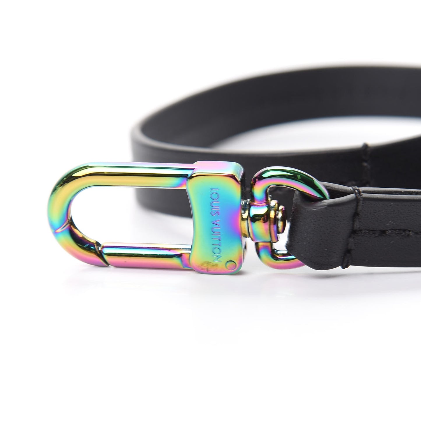 Calfskin Pochette Accessories Strap Black