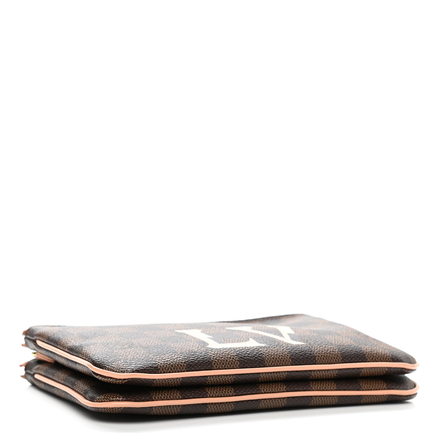 Damier Ebene Double Zip Pochette