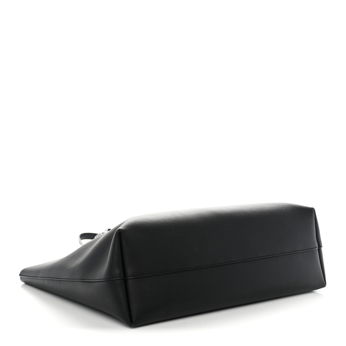Calfskin Large Shopping Tote Black