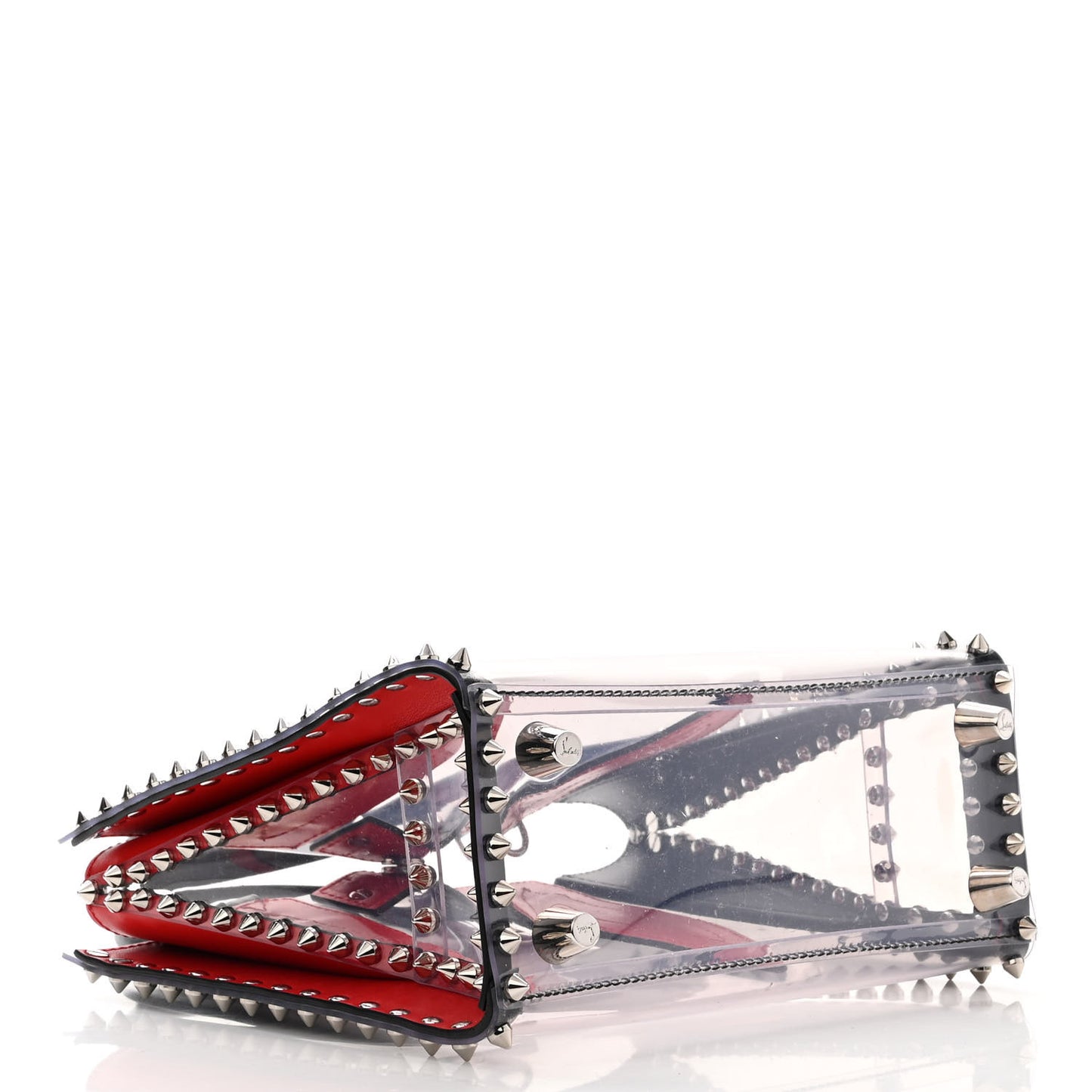 PVC Calfskin Spiked Mini Paloma Black