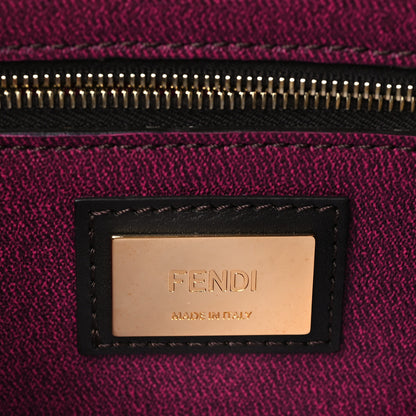 Fendi Zucca Spalmati Small Roll Tote Tobacco Fuxia 5 of 6