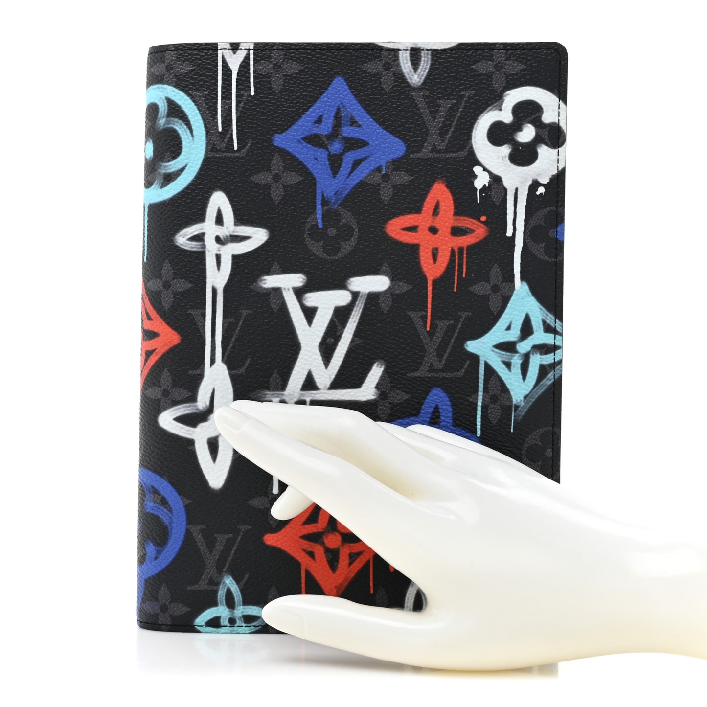 Monogram Eclipse LV Graffiti Auguste Notebook Cover Multicolor