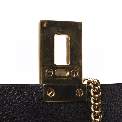 Chloe Grained Lambskin Drew Shoulder Bag Black 12 of 12