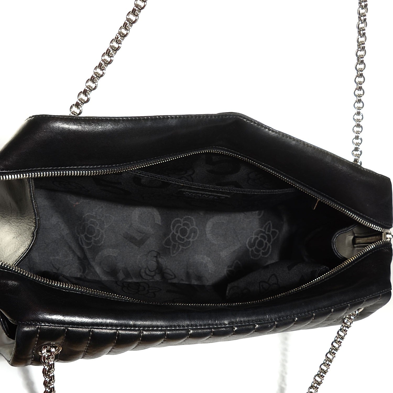 Chanel Lambskin Vertical Quilted Mademoiselle Flap Black 5 of 7