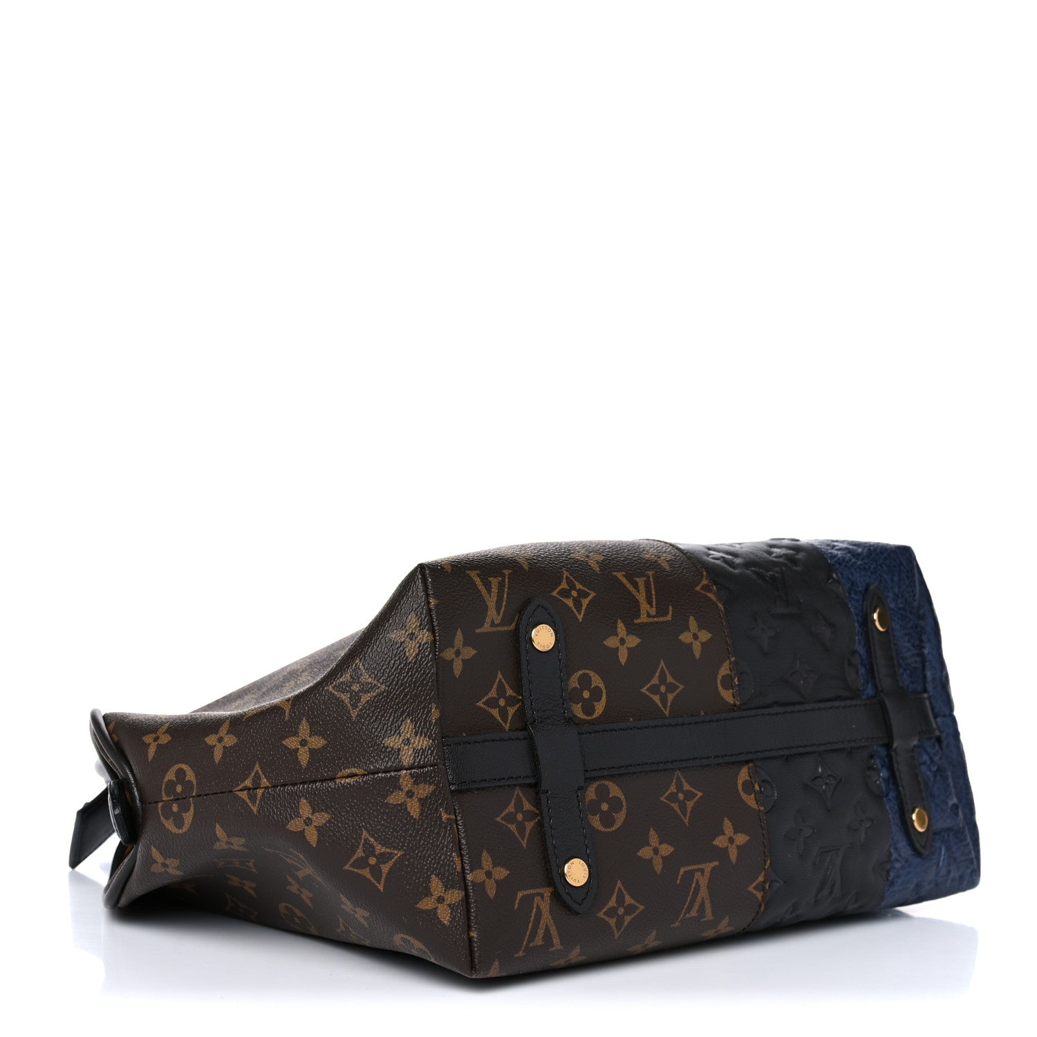 Louis Vuitton Monogram Stripes Medium Bag Marine 4 of 15