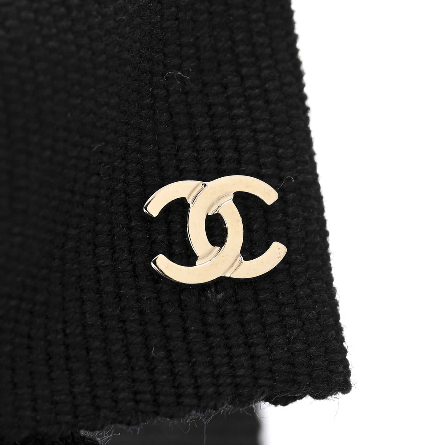 Grosgrain Bow CC Hair Clip Black