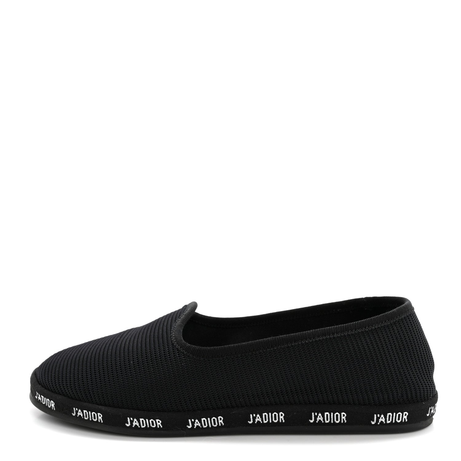 Christian Dior Technical Canvas J'adior Flats 37.5 Black 1 of 12