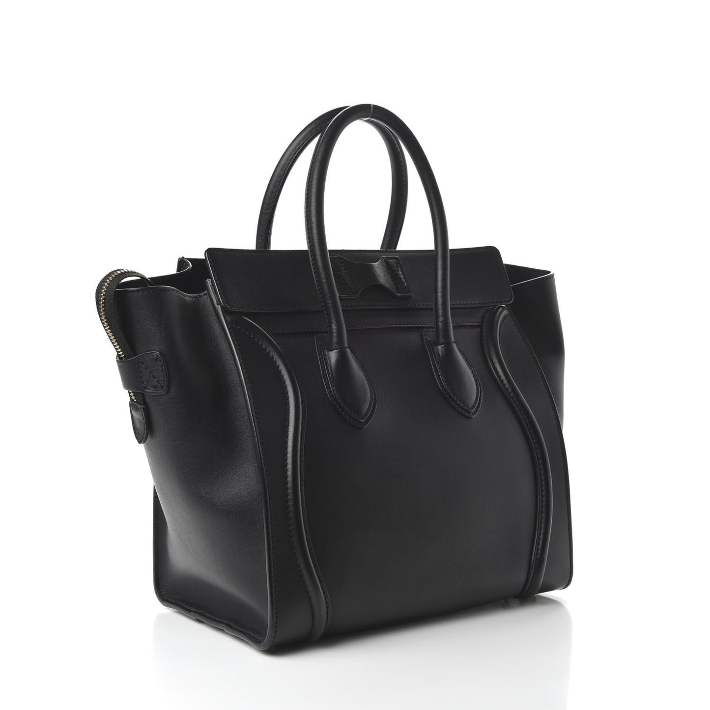 Smooth Calfskin Mini Luggage Black