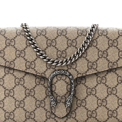 Gucci GG Supreme Monogram Mini Dionysus Chain Wallet Beige Vulcanic Red 8 of 10