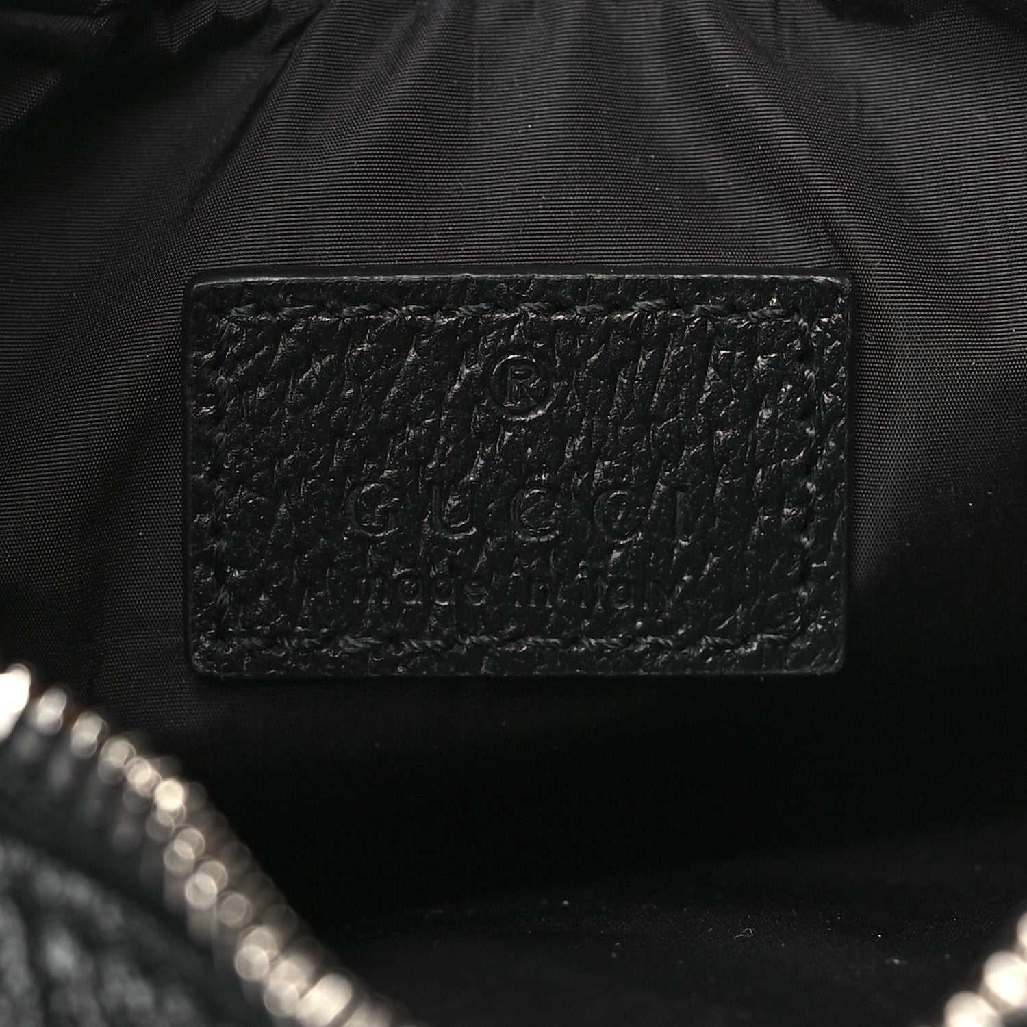 Gucci GG Supreme Monogram Textured Calfskin Web Small Attache Shoulder Bag Black 6 of 10