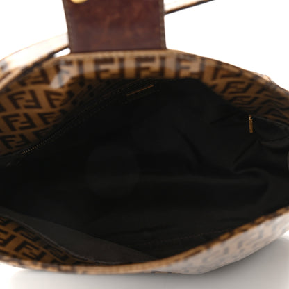 Fendi Vinyl Zucchino Mama Baguette Tobacco 5 of 9